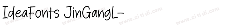 IdeaFonts JinGangL字体转换